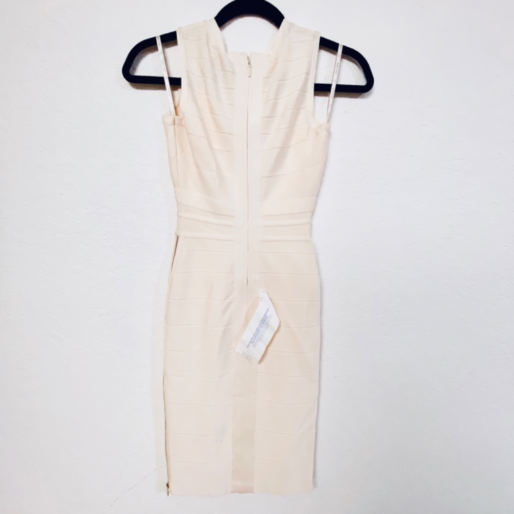 Herve Leger LORELEI Manila Off White Bandage Dress - Picture 4 of 8